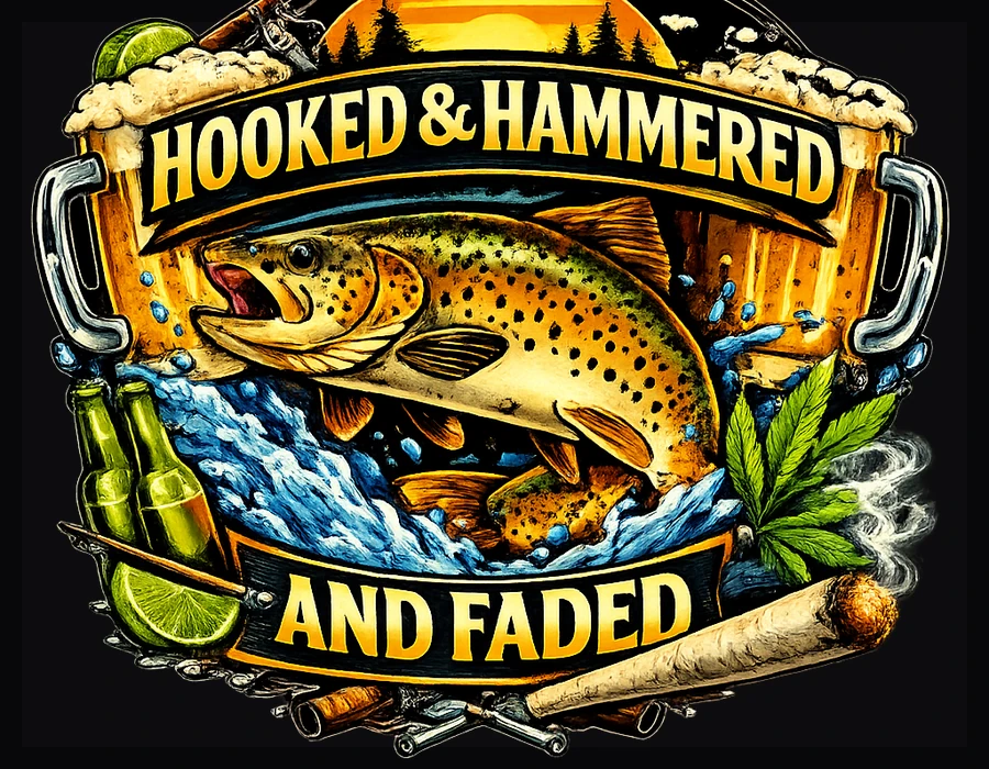 Hooked & Hammered and Faded artwork