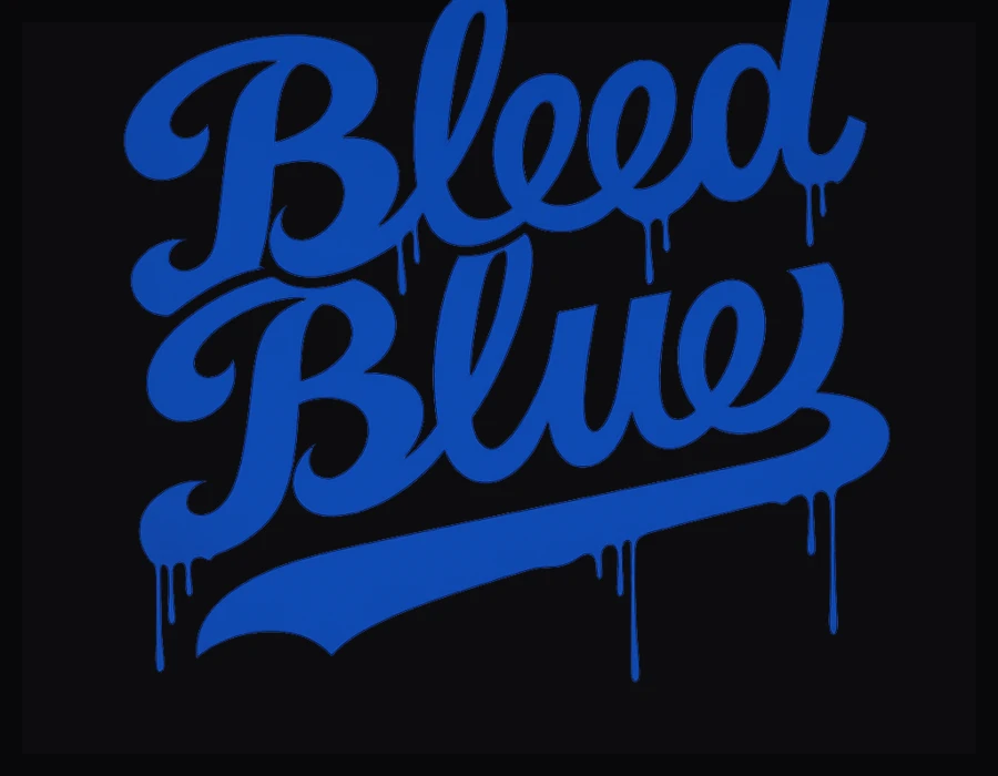 Bleed Blue — Blue artwork
